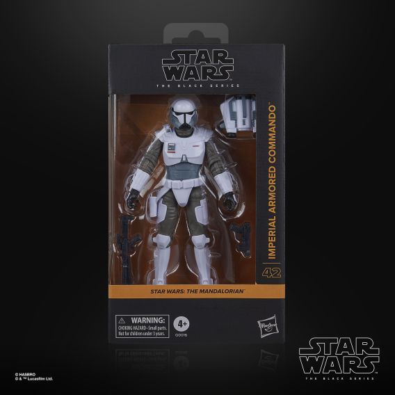 Star Wars The Black Series The Mandalorian Imperial Armored Commando 6-Inch Action Figure (Hasbro)