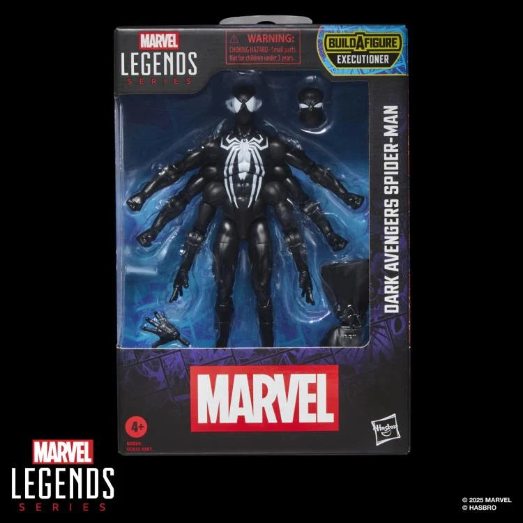 🔥PRESALE🔥The Avengers Marvel Legends Dark Avenger Spider-Man Action Figure (Executioner BAF) (Hasbro)