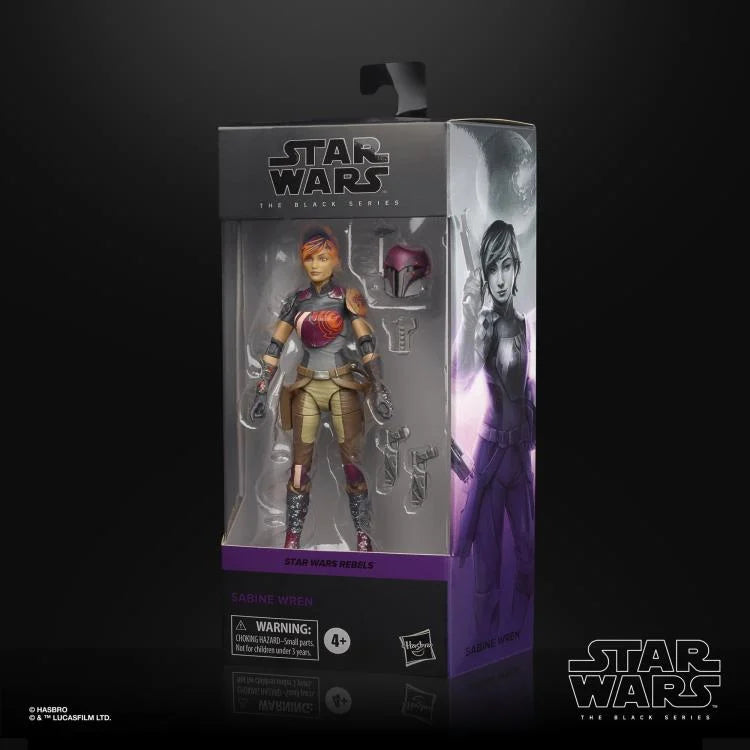 Star Wars The Black Series Rebels Sabine Wren 6-Inch Action Figure (Hasbro)
