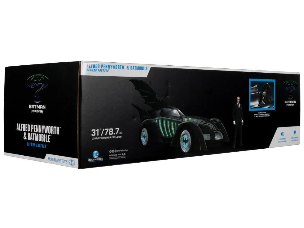 Batman Forever DC Multiverse Gold Label Alfred Pennyworth & Batmobile Set (McFarlane Toys)