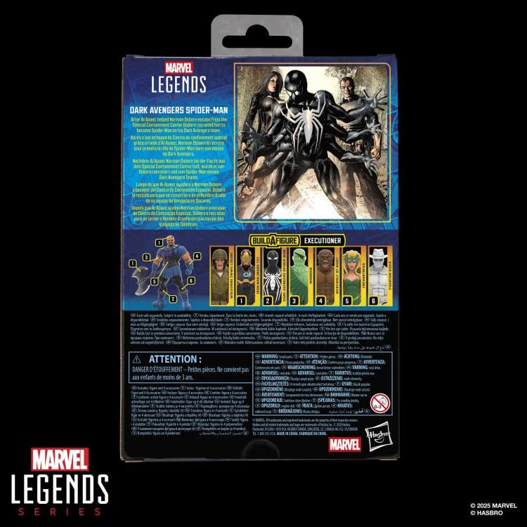 🔥PRESALE🔥The Avengers Marvel Legends Dark Avenger Spider-Man Action Figure (Executioner BAF) (Hasbro)