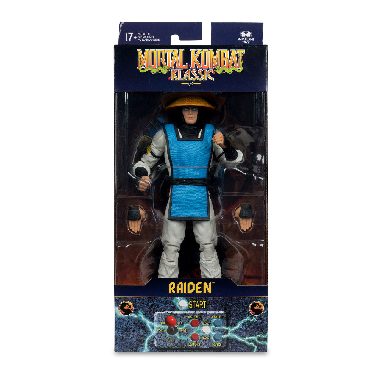 🔥PRESALE🔥Mortal Kombat Klassic Raiden 7" Action Figure (McFarlane Toys)