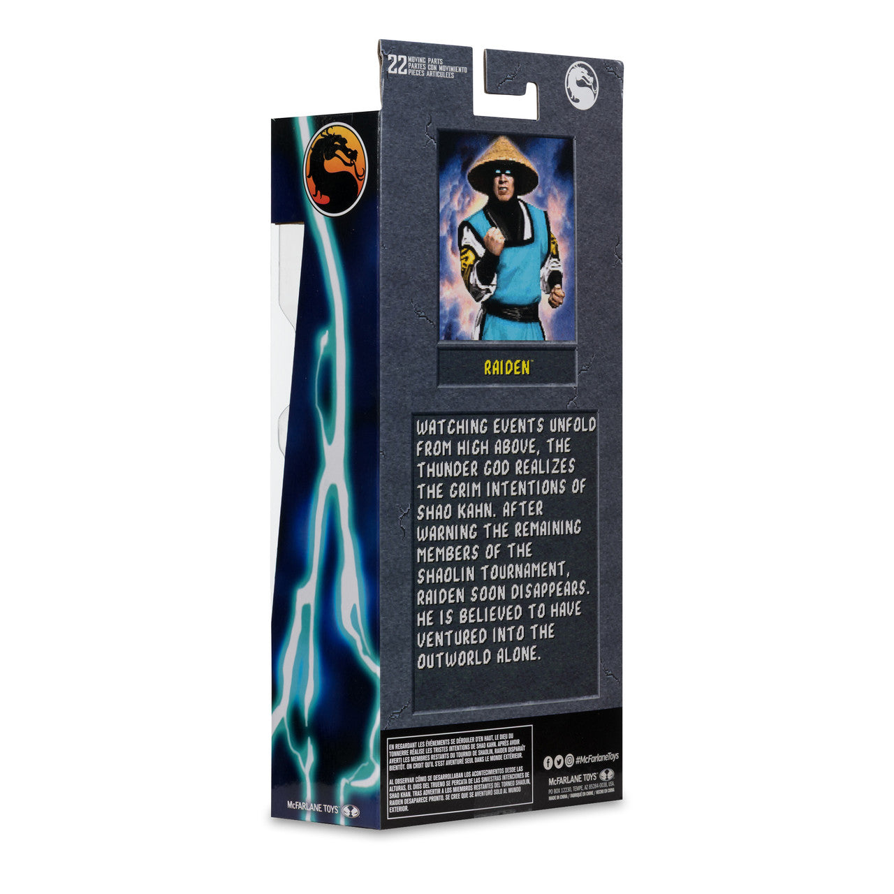 🔥PRESALE🔥Mortal Kombat Klassic Raiden 7" Action Figure (McFarlane Toys)