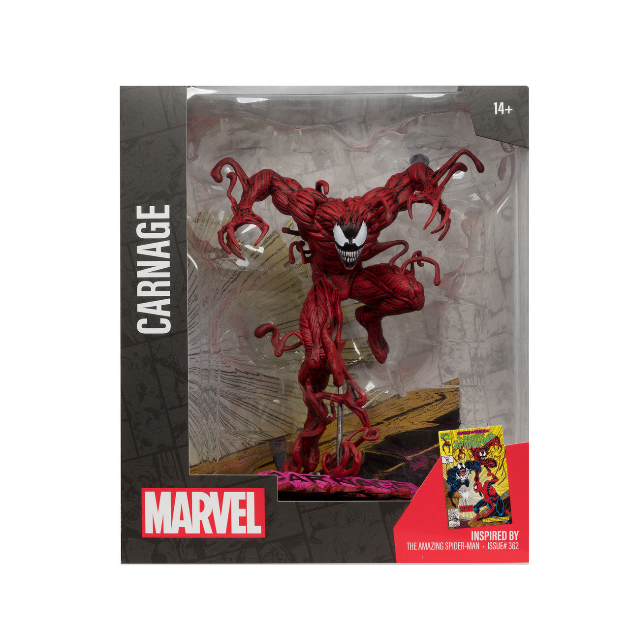 Marvel Comics Carnage (The Amazing Spider-Man #362) 1/10 Scale Figure (McFarlane Toys)