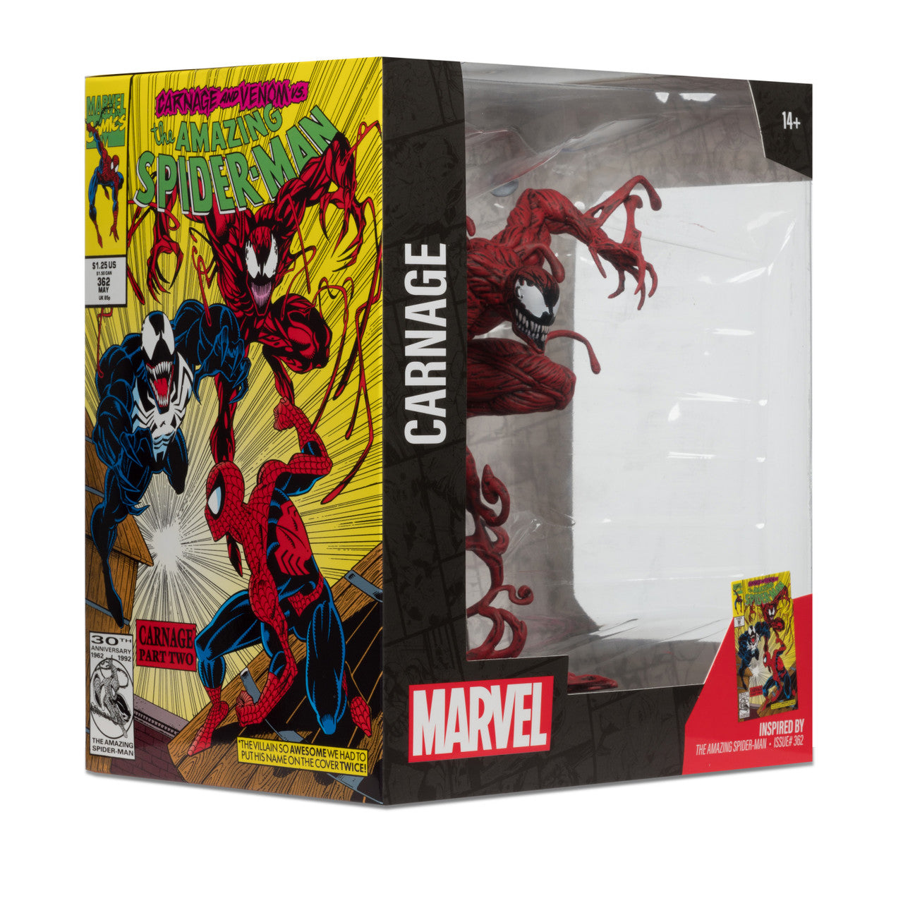 Marvel Comics Carnage (The Amazing Spider-Man #362) 1/10 Scale Figure (McFarlane Toys)