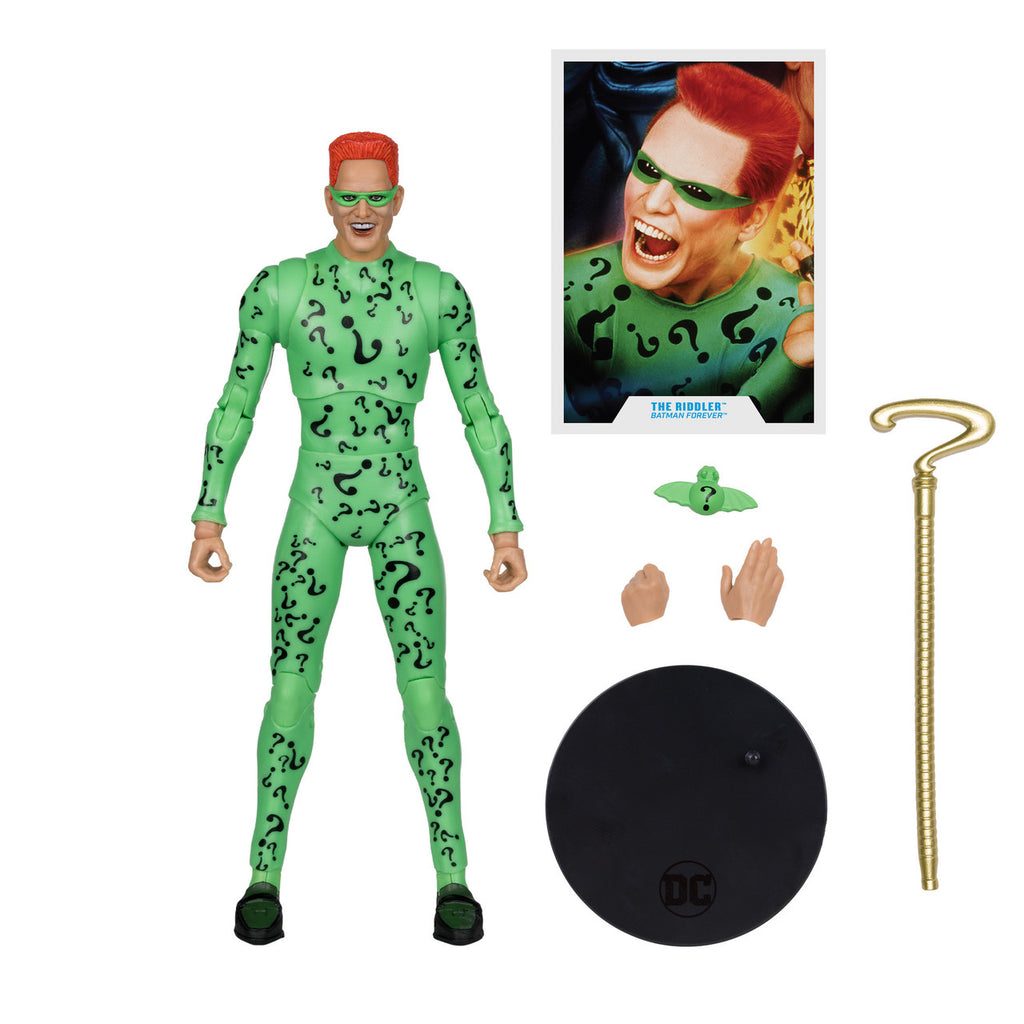 Batman Forever DC Multiverse The Riddler Action Figure (Collect to Build: Nightmare Bat) (McFarlane Toys)