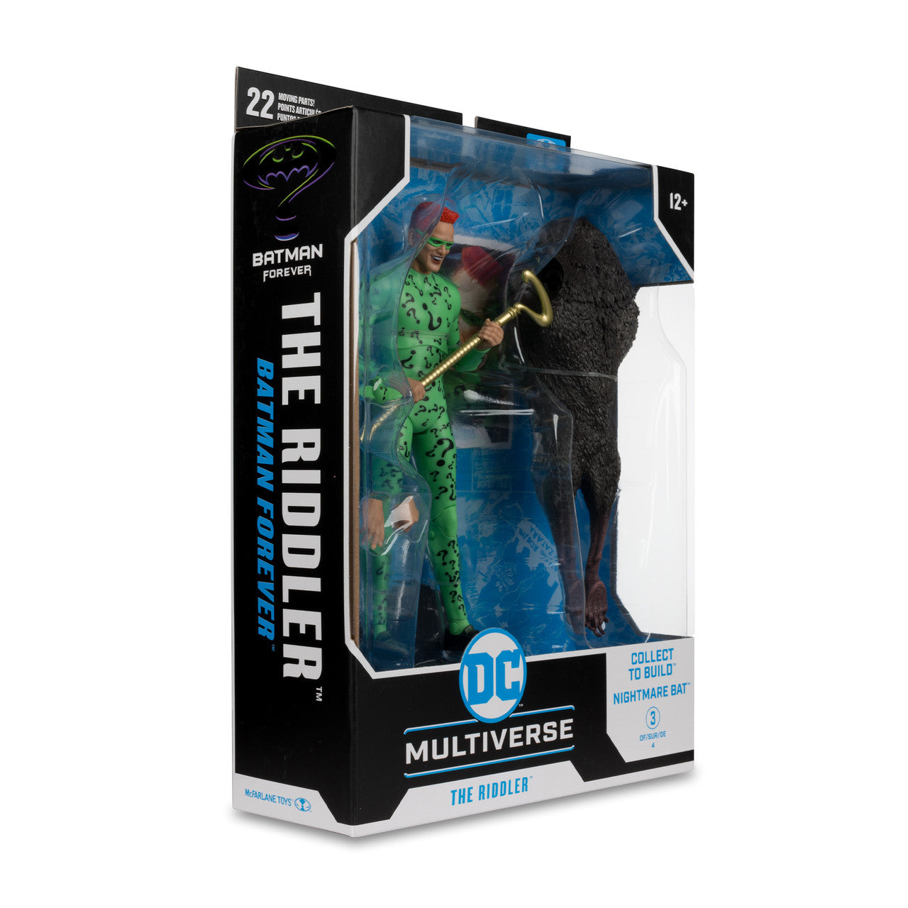 Batman Forever DC Multiverse The Riddler Action Figure (Collect to Build: Nightmare Bat) (McFarlane Toys)