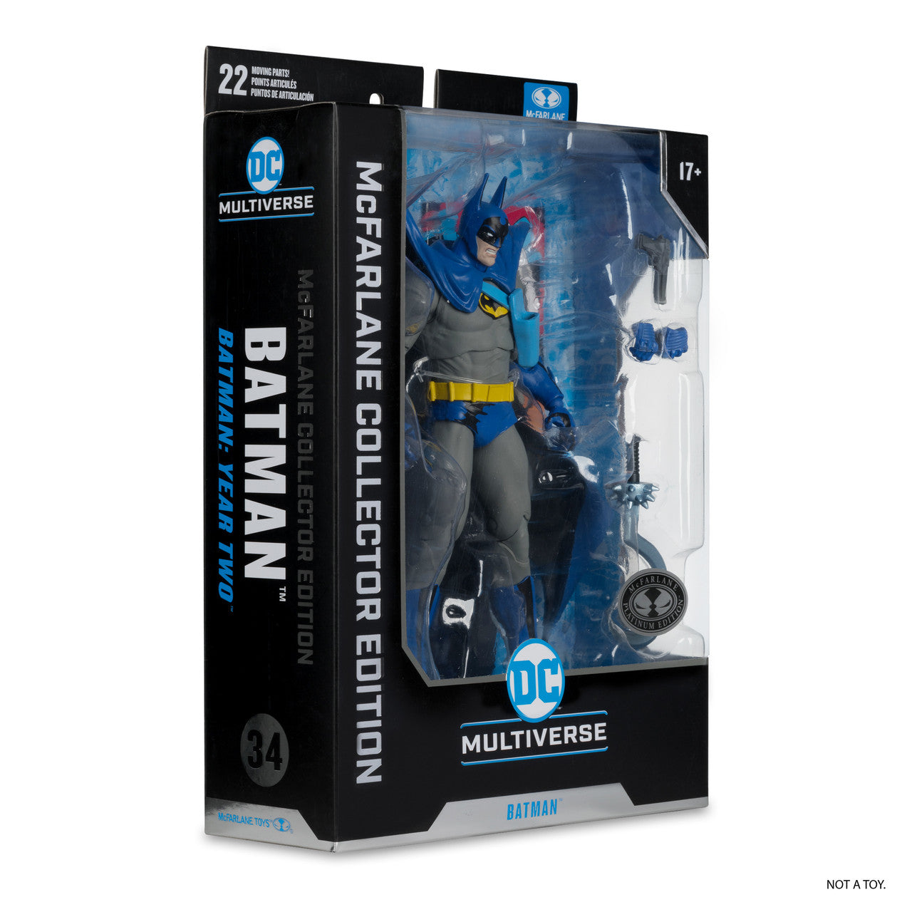 Batman: Year Two DC Multiverse Collector Edition Batman (Platinum Edition) Action Figure (McFarlane Toys)