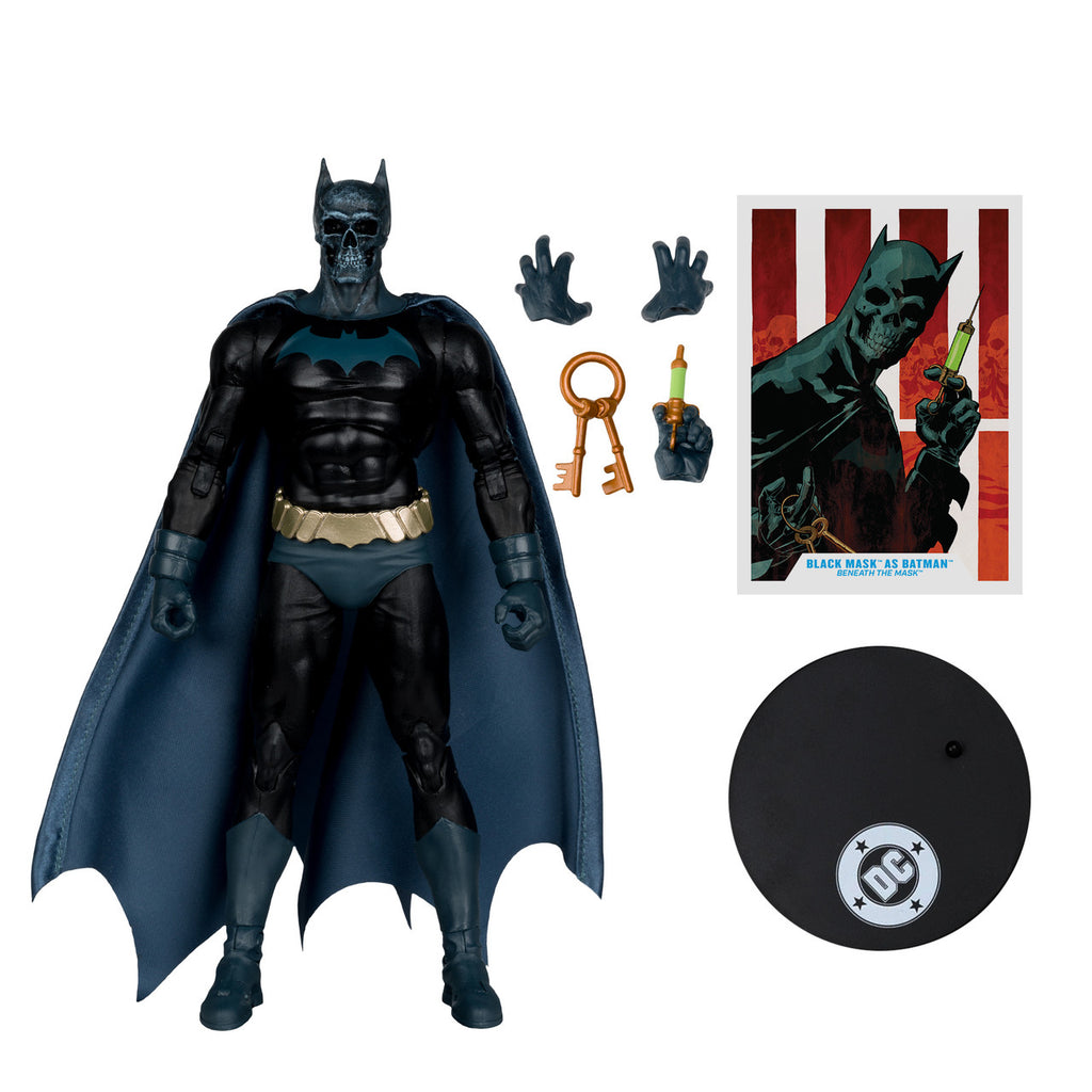Beneath the Mask DC Multiverse Black Mask as Batman Action Figure (McFarlane Toys)