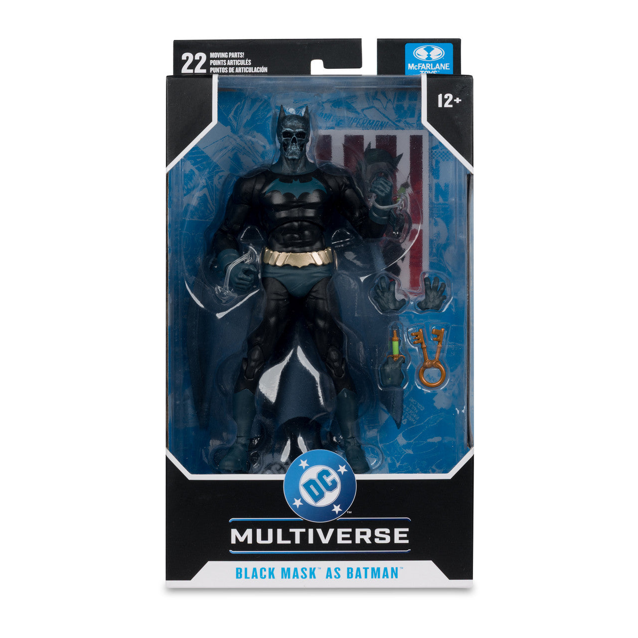 Beneath the Mask DC Multiverse Black Mask as Batman Action Figure (McFarlane Toys)