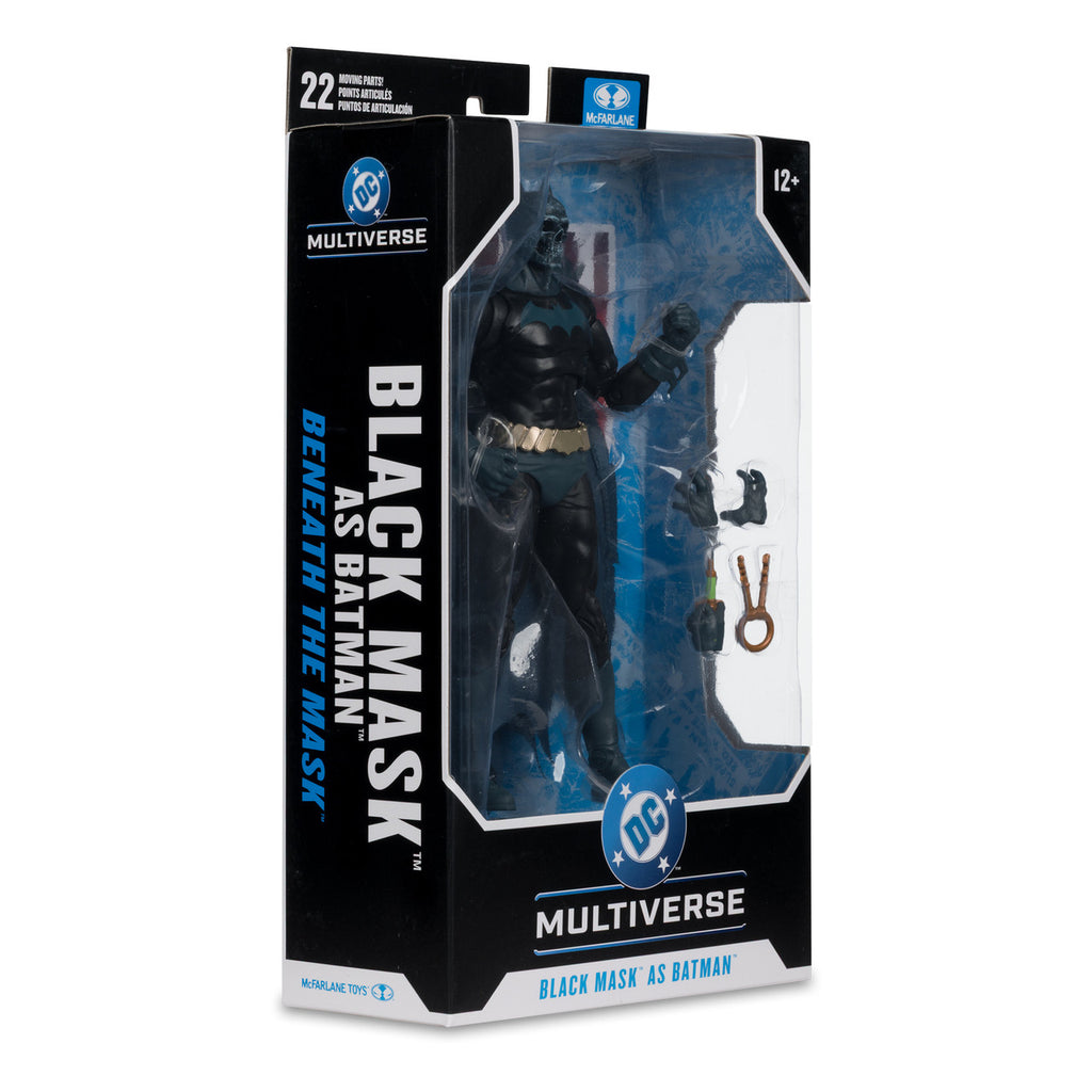 Beneath the Mask DC Multiverse Black Mask as Batman Action Figure (McFarlane Toys)