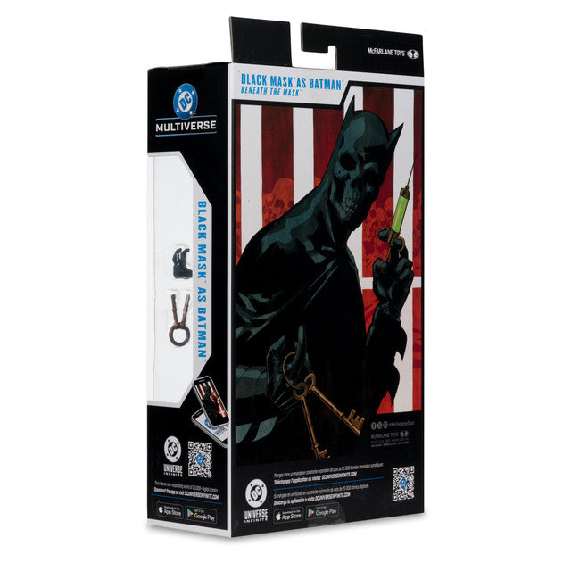 Beneath the Mask DC Multiverse Black Mask as Batman Action Figure (McFarlane Toys)