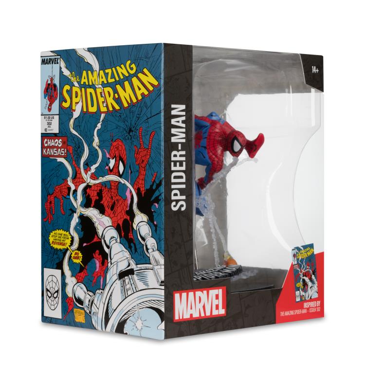 Marvel Comics Spider-Man (The Amazing Spider-Man #302) 1/10 Scale Figure (McFarlane Toys)