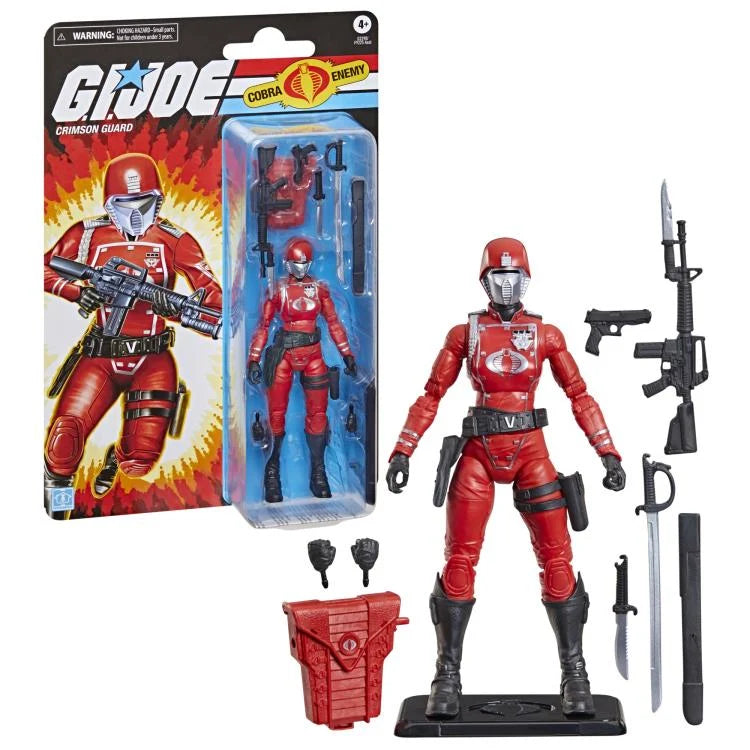🔥PRESALE🔥G.I. Joe Classified Series Retro Collection Female Crimson Guard Action Figure (Hasbro)