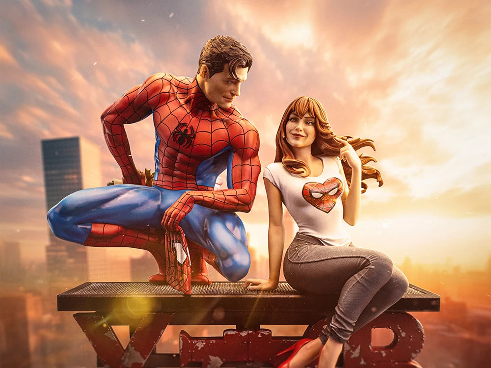 🔥PRESALE🔥Marvel Comics Spider-Man and Mary Jane 1/6 Scale Limited Edition Diorama (Iron Studios)