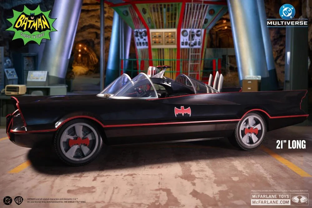 DC Multiverse Batman Batmobile Batman Classic TV Series Vehicle (McFarlane Toys)