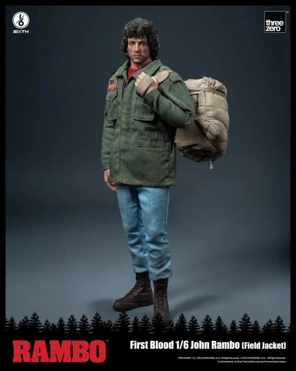 🔥PRESALE🔥Rambo: First Blood John Rambo (Field Jacket) 1/6 Scale Action Figure (Threezero)