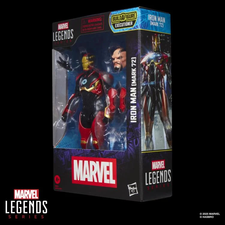 🔥PRESALE🔥Iron Man Marvel Legends Iron Man (Mark 72) Action Figure (Executioner BAF) (Hasbro)