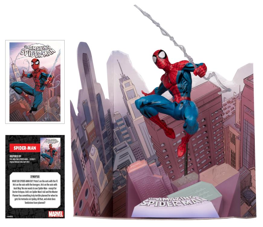 Marvel Comics Spider-Man (The Amazing Spider-Man #1) 1/10 Scale Figure (McFarlane Toys)