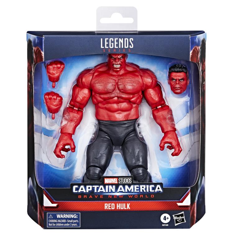Captain America: Brave New World Marvel Legends Red Hulk Deluxe Action Figure (Hasbro)