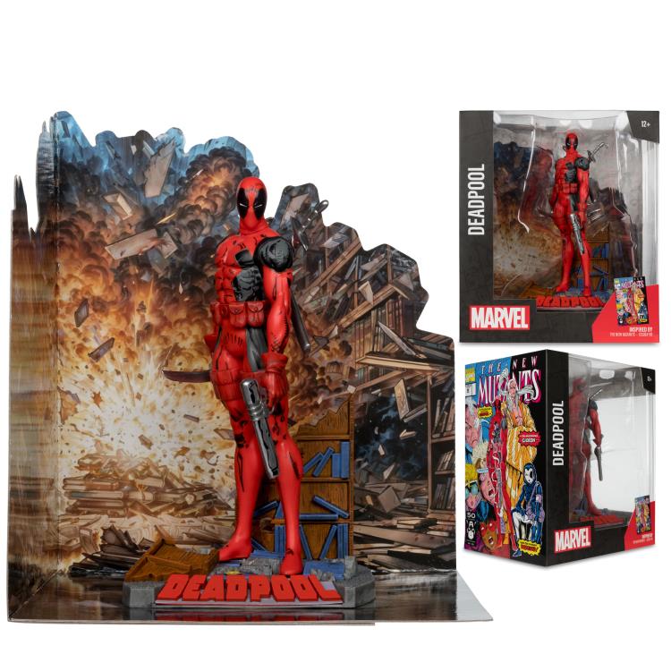 Marvel Comics Deadpool (New Mutants #98) 1/10 Scale Figure (McFarlane Toys)