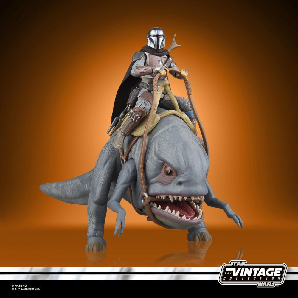 Star Wars The Vintage Collection The Mandalorian & Blurrg 3.75-Inch Action Figure Set (Hasbro)