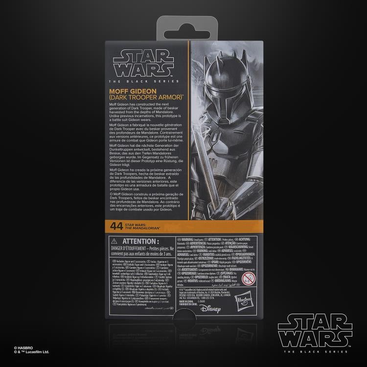 Star Wars: The Black Series 6" Moff Gideon (Dark Trooper Armor) Action Figure (Hasbro)