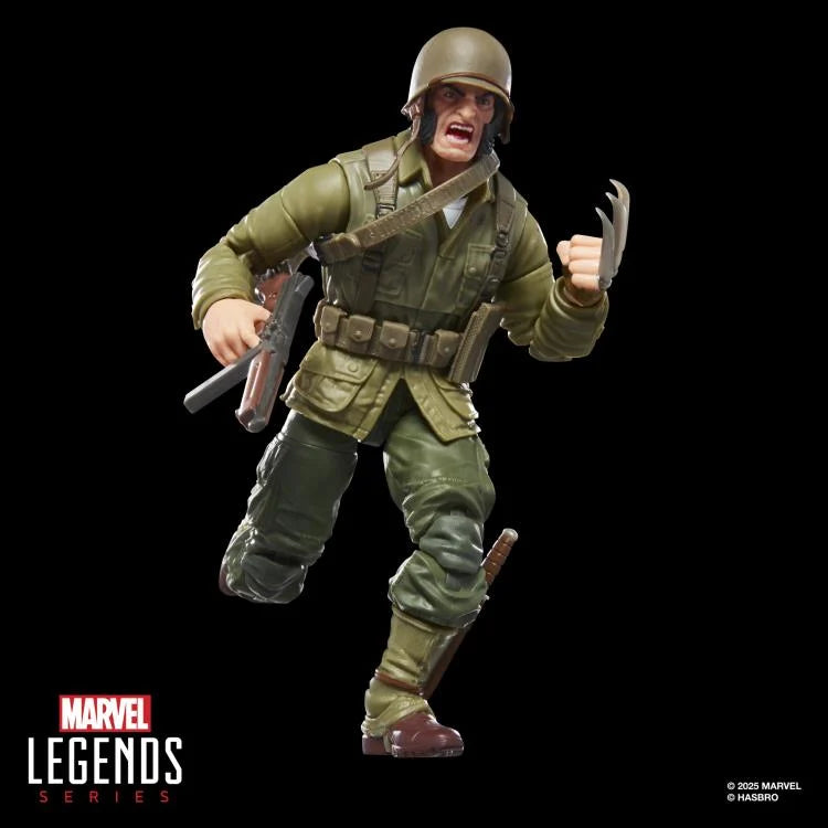 🔥PRESALE🔥X-Men Marvel Legends Wolverine (WWII Logan) Action Figure (Executioner BAF) (Hasbro)
