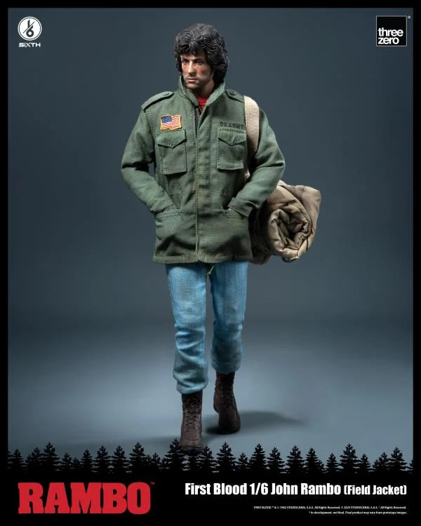 🔥PRESALE🔥Rambo: First Blood John Rambo (Field Jacket) 1/6 Scale Action Figure (Threezero)