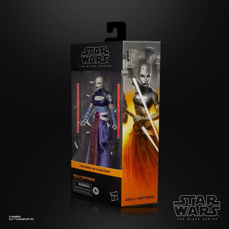 Star Wars: The Black Series 6" Asajj Ventress (The Clone Wars) Action Figure (Hasbro)