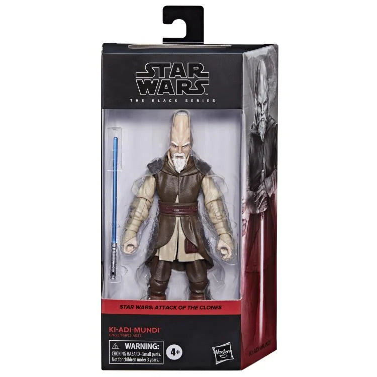 Star Wars The Black Series Attack of the Clones Ki-Adi-Mundi 6-Inch Action Figure (Hasbro)