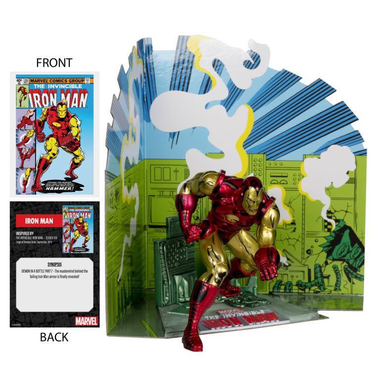 Marvel Comics Iron Man (The Invincible Iron Man #126) 1/10 Scale Figure (McFarlane Toys)