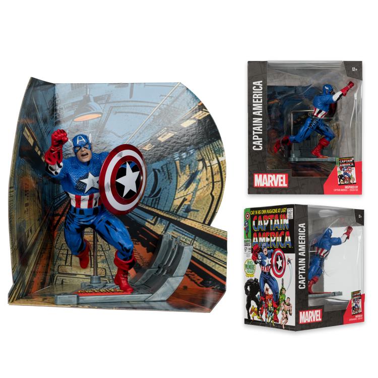 Marvel Comics Captain America (Captain America #100) 1/10 Scale Figure (McFarlane Toys)