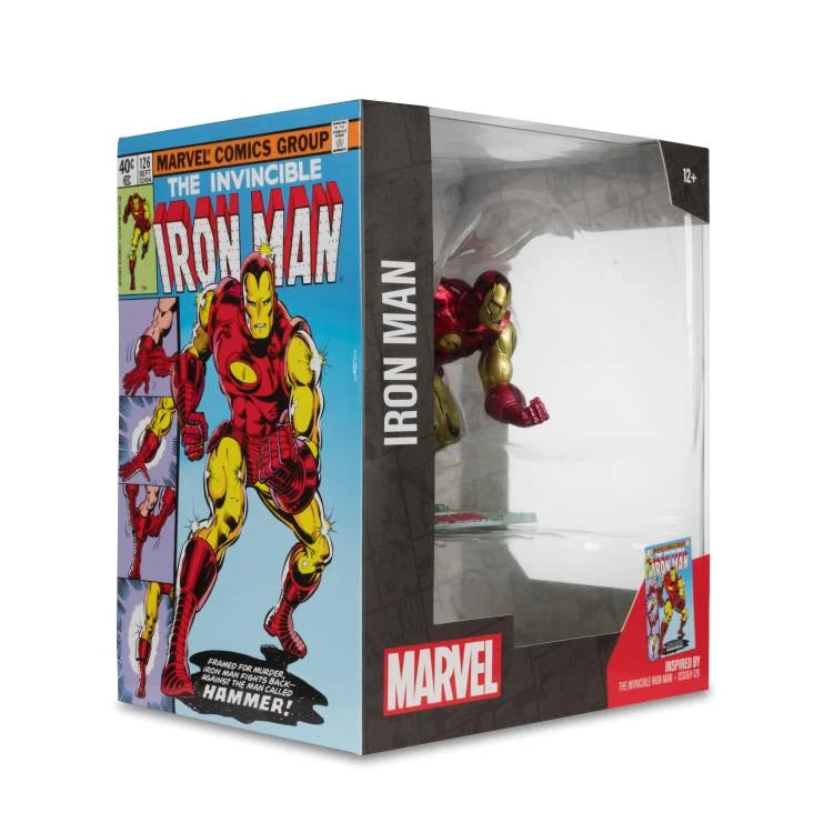 Marvel Comics Iron Man (The Invincible Iron Man #126) 1/10 Scale Figure (McFarlane Toys)