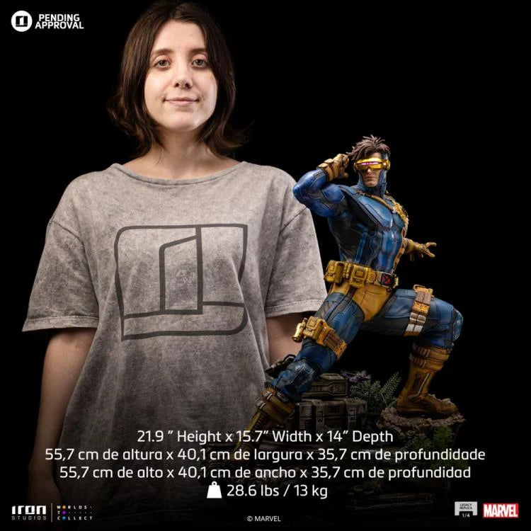 🔥PRESALE🔥X-Men Legacy Replica Cyclops 1/4 Scale Limited Edition Statue (Iron Studios)