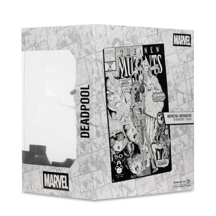 Marvel Comics Gold Label Deadpool (Line Art Ver.) (The New Mutants #98) 1/10 Scale Figure (McFarlane Toys)