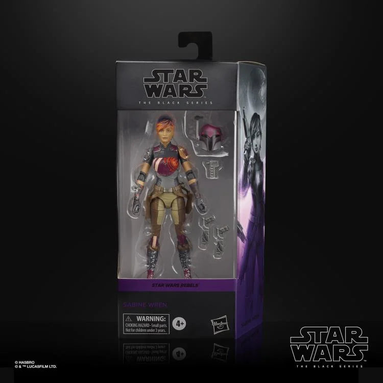 Star Wars The Black Series Rebels Sabine Wren 6-Inch Action Figure (Hasbro)