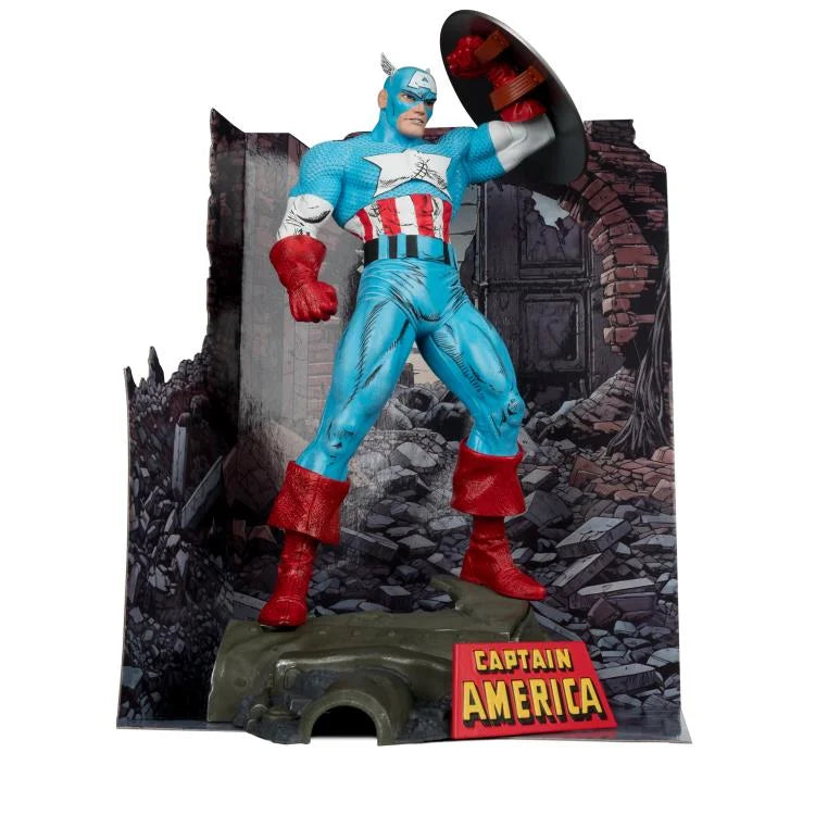 Marvel Comics Captain America (The Amazing Spider-Man #323) 1/6 Scale Figure (McFarlane Toys)