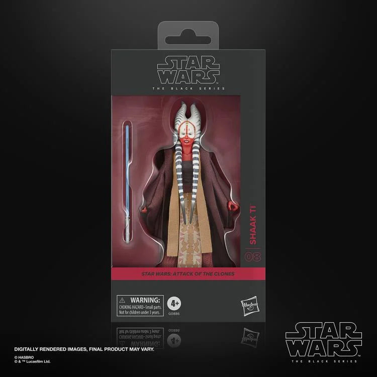 Star Wars: The Black Series 6" Shaak Ti (Attack of the Clones) Action Figure (Hasbro)