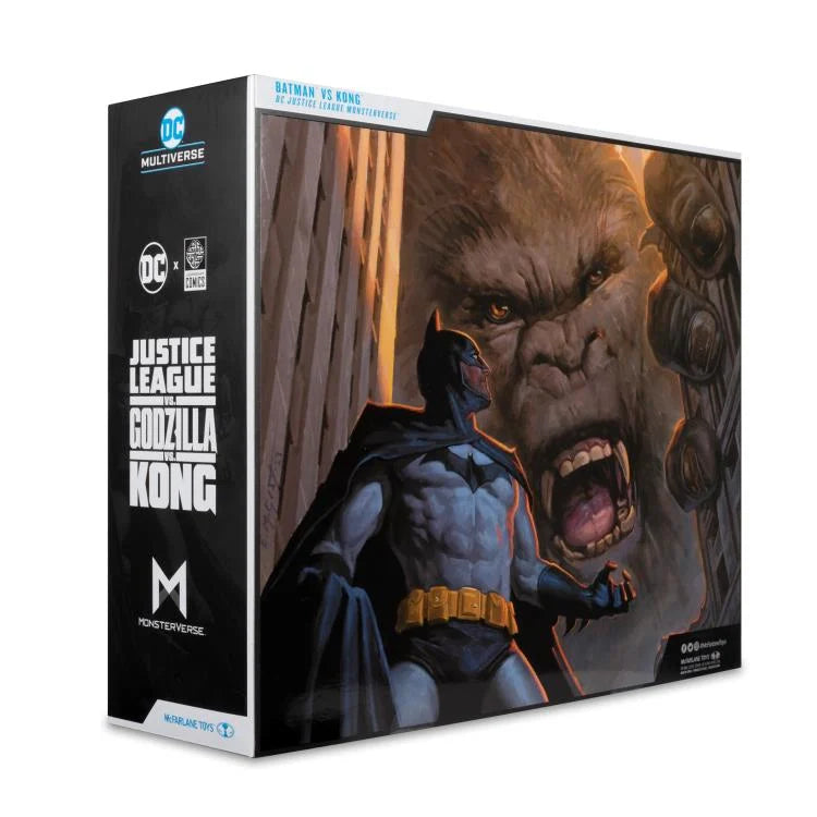 Justice League vs. Godzilla vs. Kong DC Multiverse Batman vs. Kong Action Figure Two-Pack (McFarlane Toys)