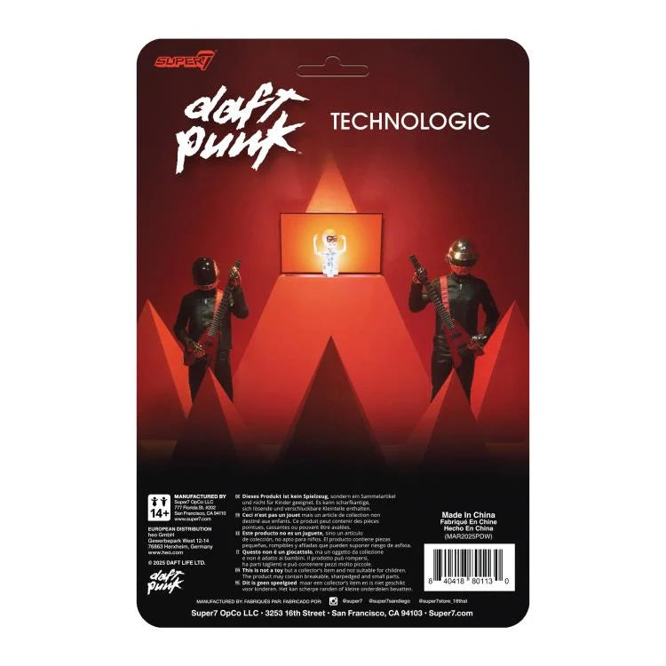 Daft Punk ReAction Daft Punk (Technologic Ver.) Action Figure Set (Super7)