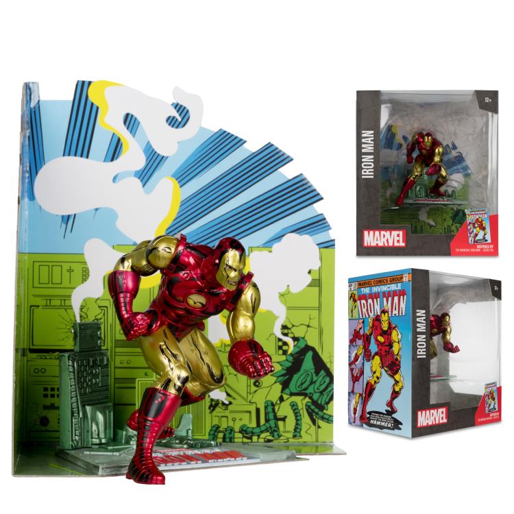 Marvel Comics Iron Man (The Invincible Iron Man #126) 1/10 Scale Figure (McFarlane Toys)