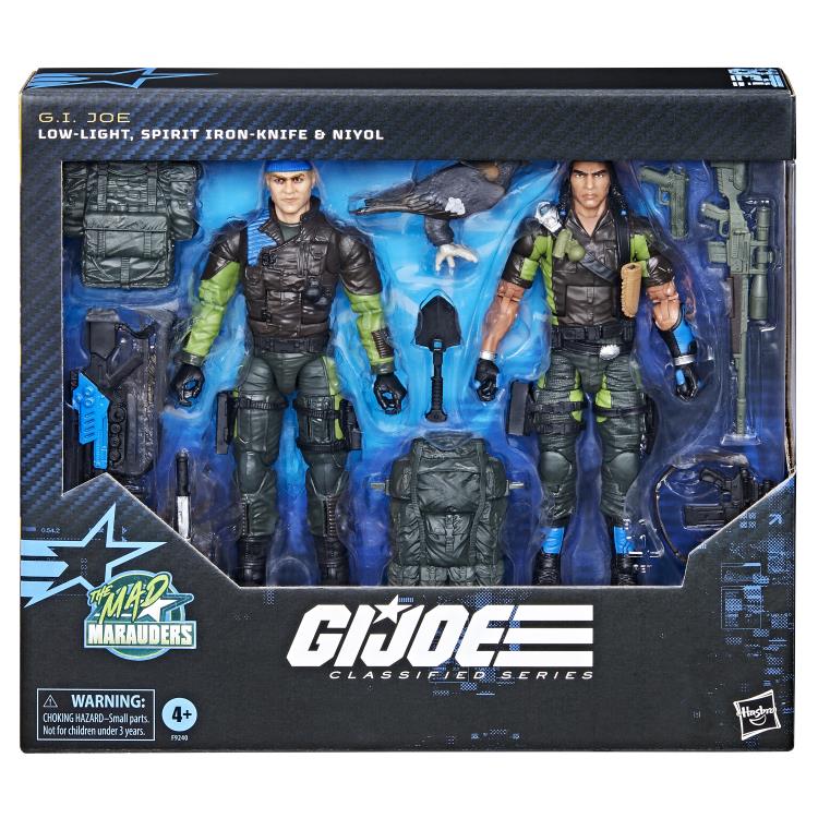 G.I. Joe Classified Series #128 Mad Marauders Low-Light, Spirit Iron-Knife and Niyol Exclusive Action Figure Three-Pack (Hasbro)