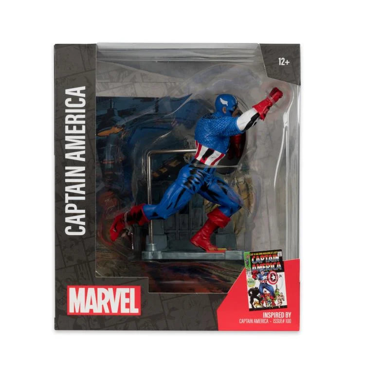 Marvel Comics Captain America (Captain America #100) 1/10 Scale Figure (McFarlane Toys)