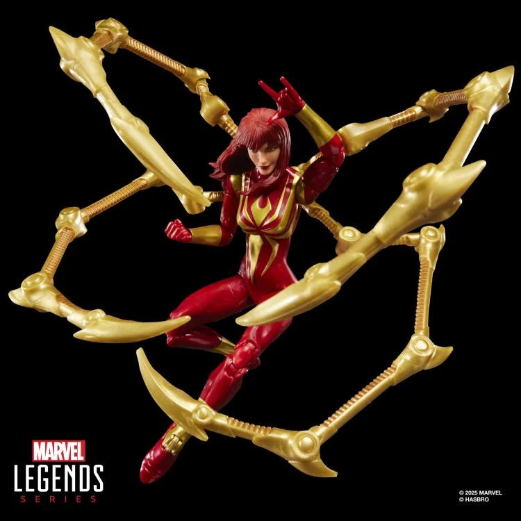Marvel Legends Mary Jane Watson (Iron Spider) Action Figure with Exclusive Magic: The Gathering Card (Hasbro)