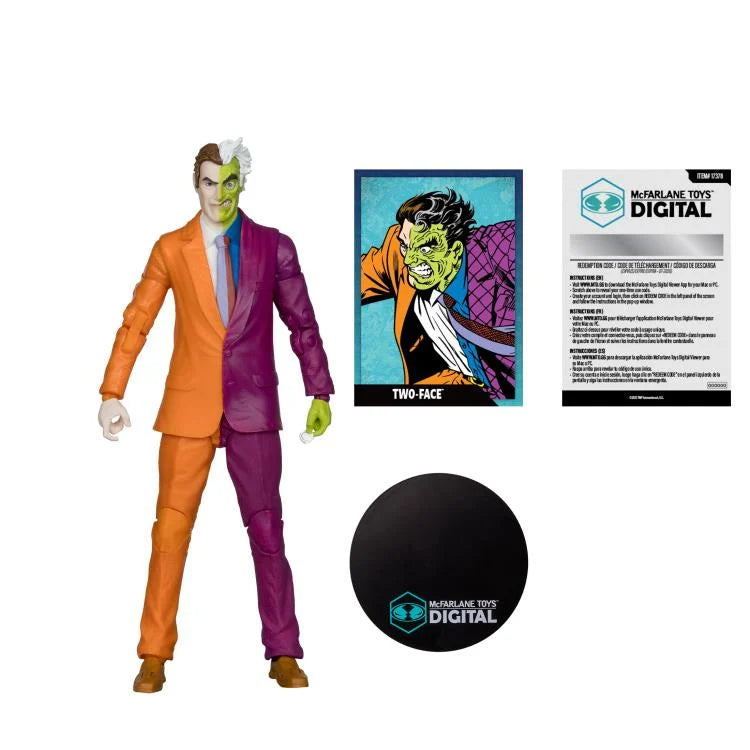 DC: The Silver Age Two-Face 7" Action Figure (With Digital Code) (McFarlane Toys)