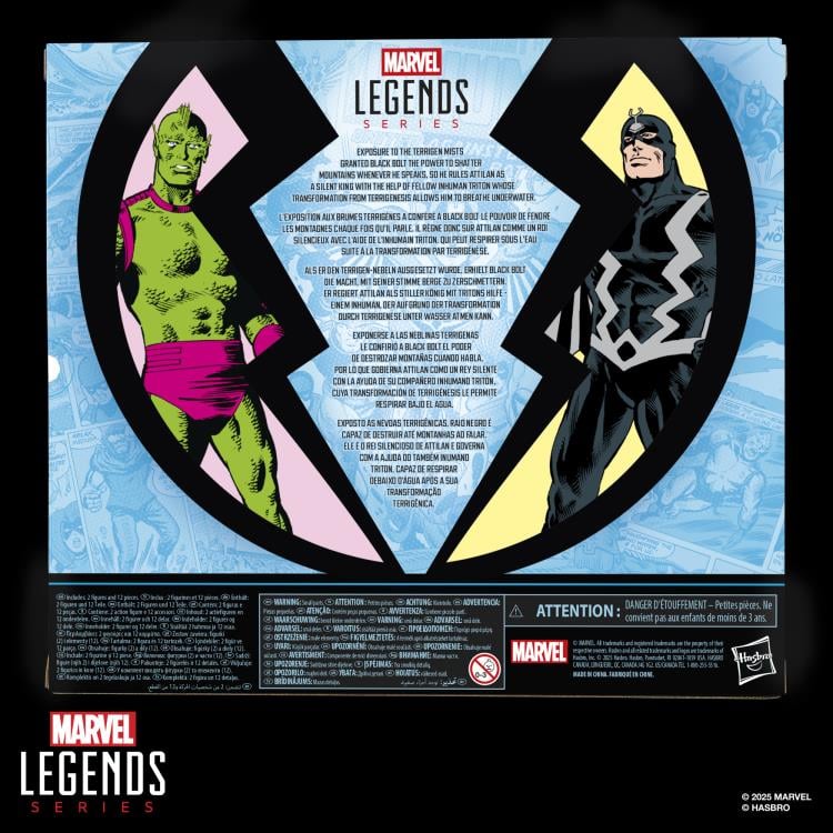 🔥PRESALE🔥Inhumans Marvel Legends Black Bolt and Marvel's Triton Action Figure Two-Pack (McFarlane Toys)
