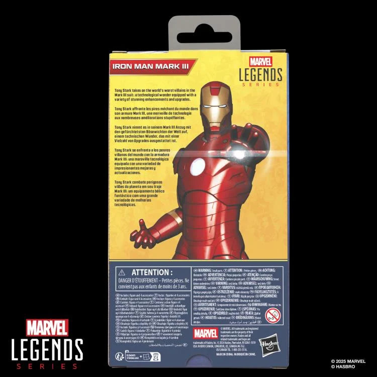 🔥PRESALE🔥Iron Man Marvel Legends Iron Man Mark III Action Figure (Hasbro)
