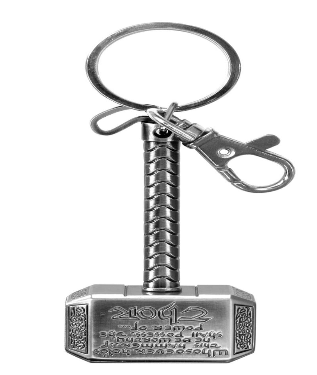Marvel Thor Hammer Pewter Key Ring – Monogram International