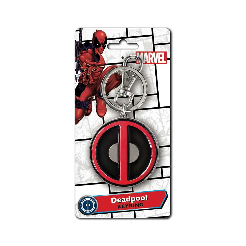 Marvel Deadpool Logo Pewter Key Ring – Monogram International
